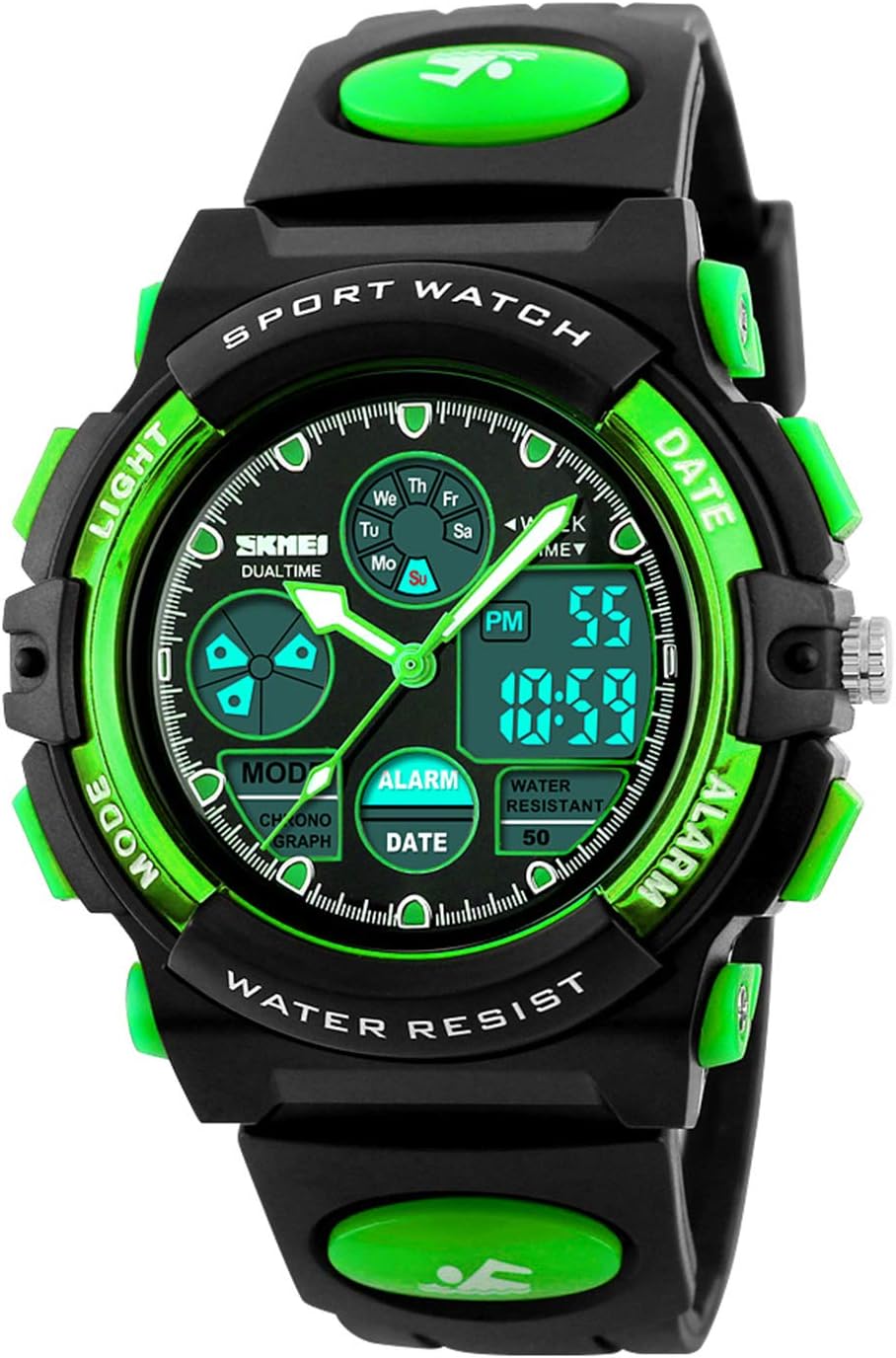 71KGTsF9cML._AC_SL1500_.jpg Digital Watch Outdoor Sports 50M Waterproof Electronic Watches - Image 1